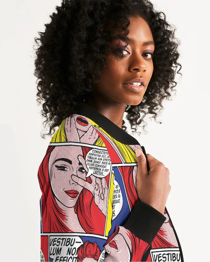 Comic Book Women's Bomber Jacket