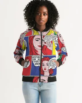 Comic Book Women's Bomber Jacket