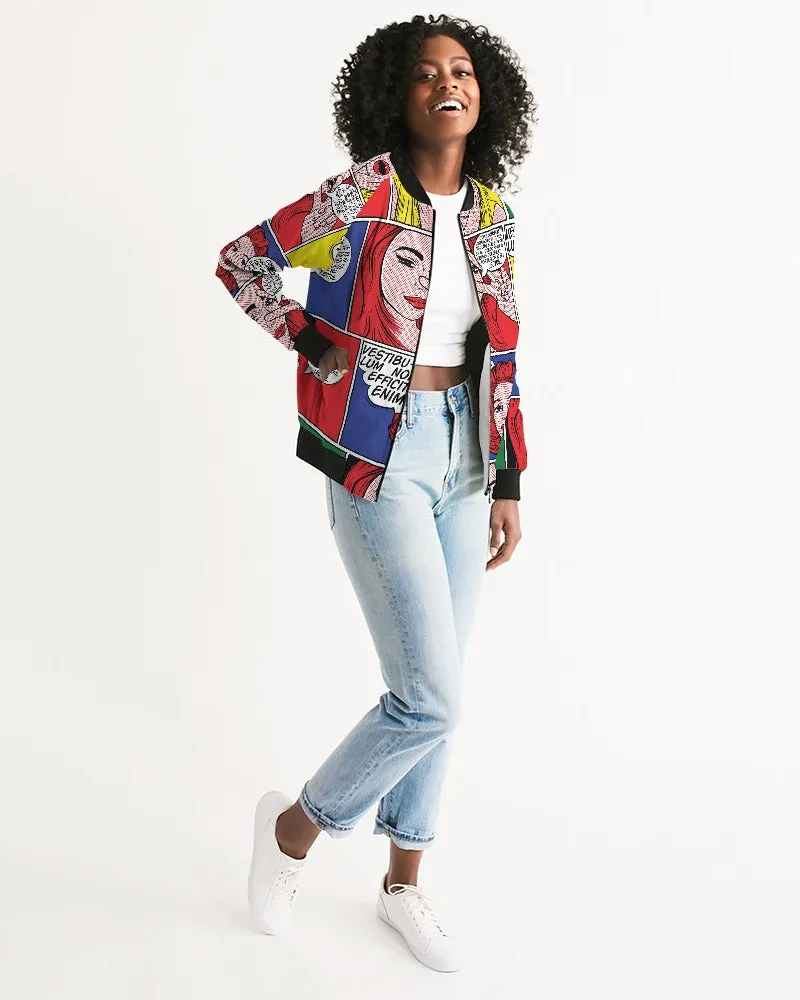 Comic Book Women's Bomber Jacket