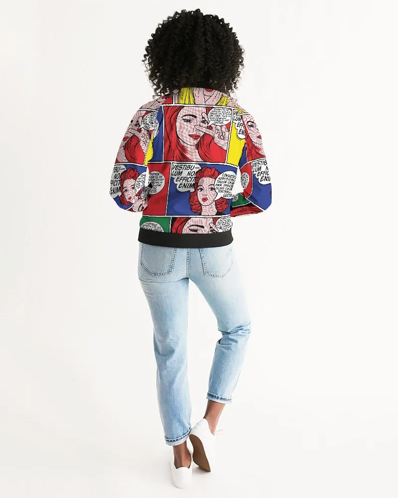 Comic Book Women's Bomber Jacket