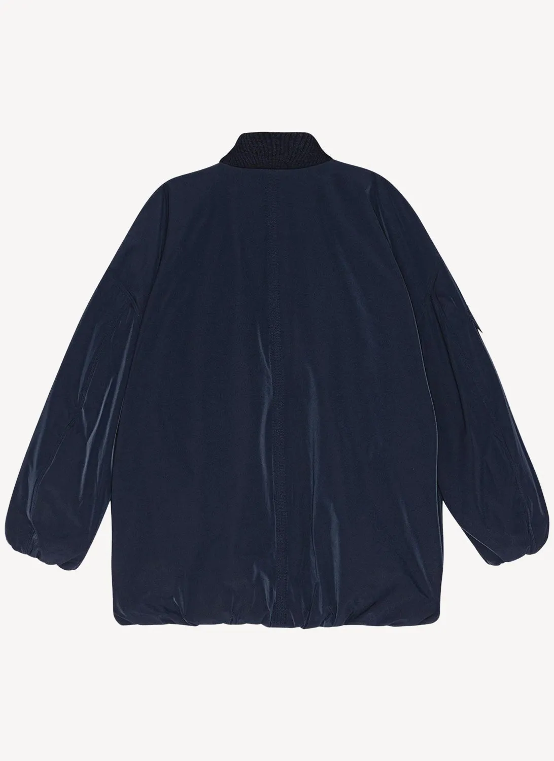 Ganni - Bomber - Dark Blue - Femme