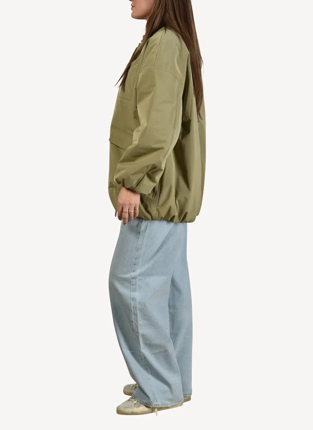 Ganni - Bomber - Dark Green - Femme
