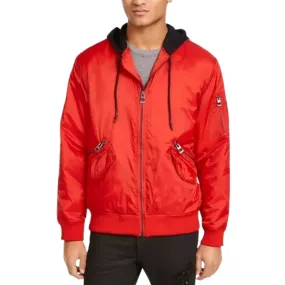 GUESS - Wave Hooded Bomber Jacket