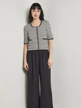 Heritage Fit Chain Trim Jacket - Recycled Knit