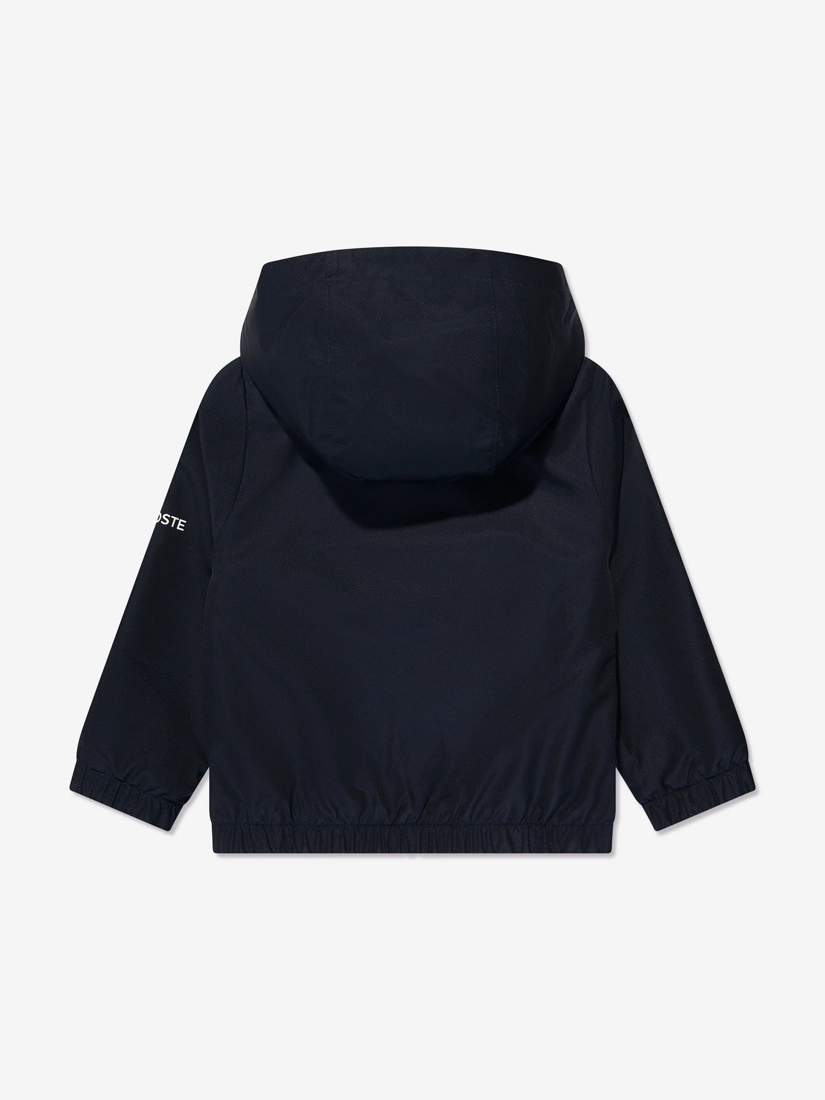 Lacoste Boys Zip Up Jacket in Black