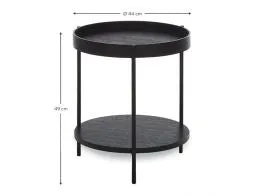 Layer Side Table - Black