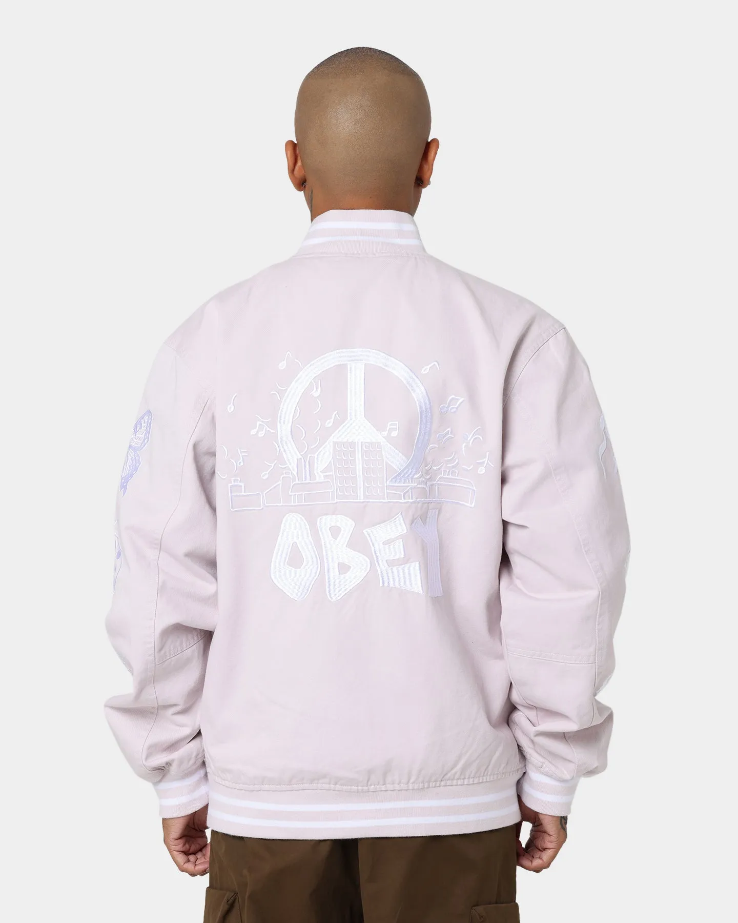 Obey Cherub Jacket Purple Paste