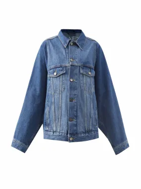Organic cotton-blend denim jacket