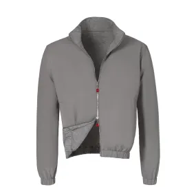 Reversible Bomber Jacket in Grey