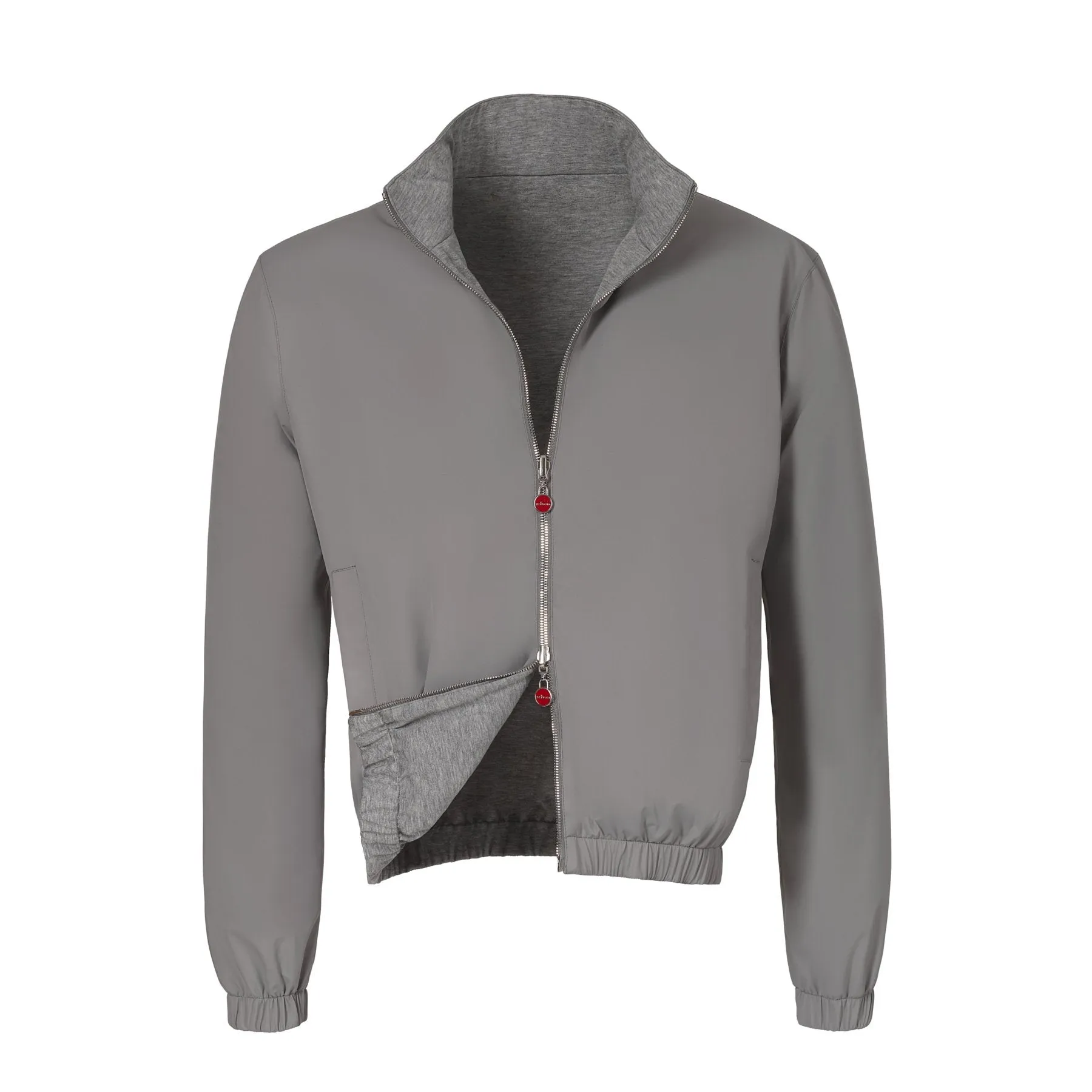 Reversible Bomber Jacket in Grey