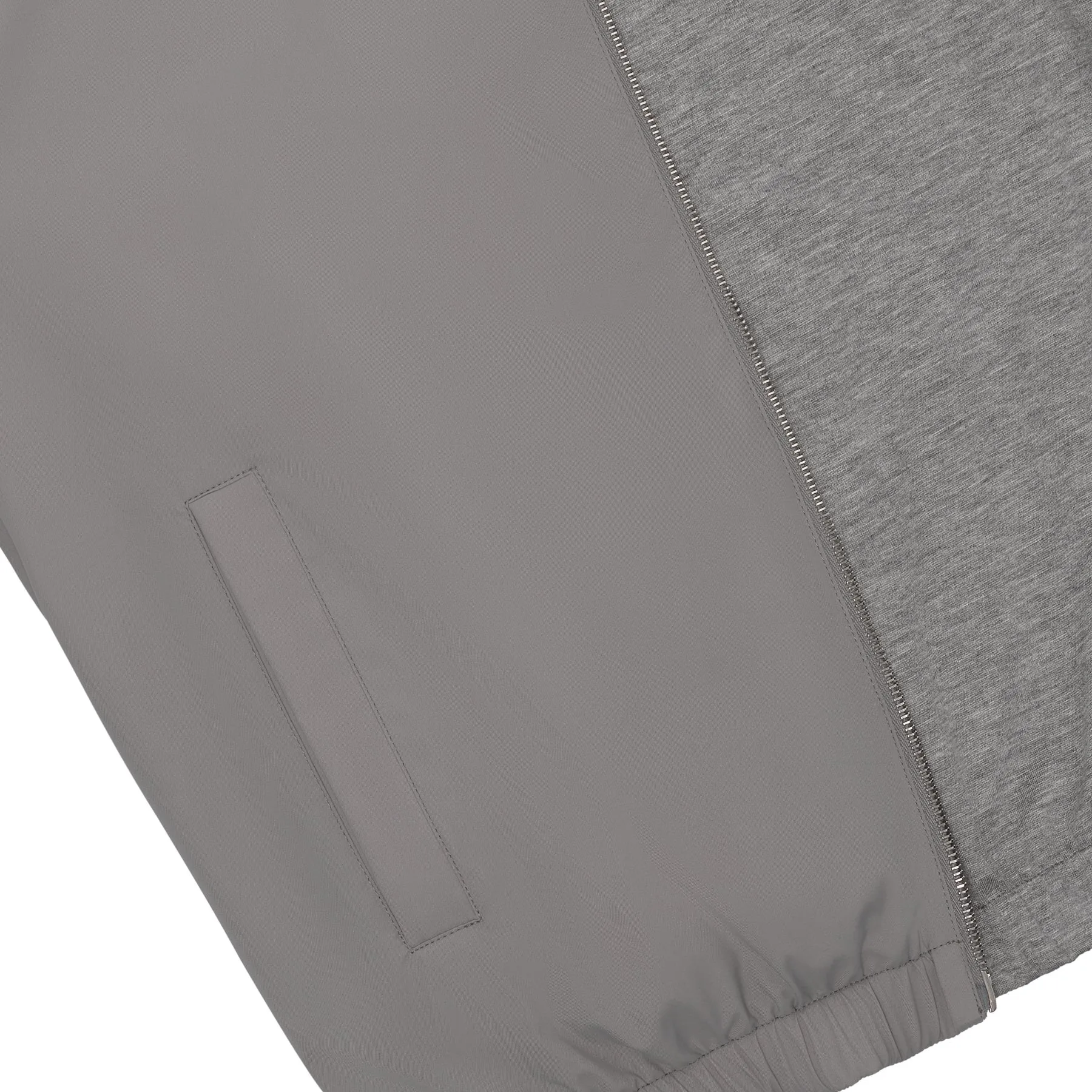 Reversible Bomber Jacket in Grey