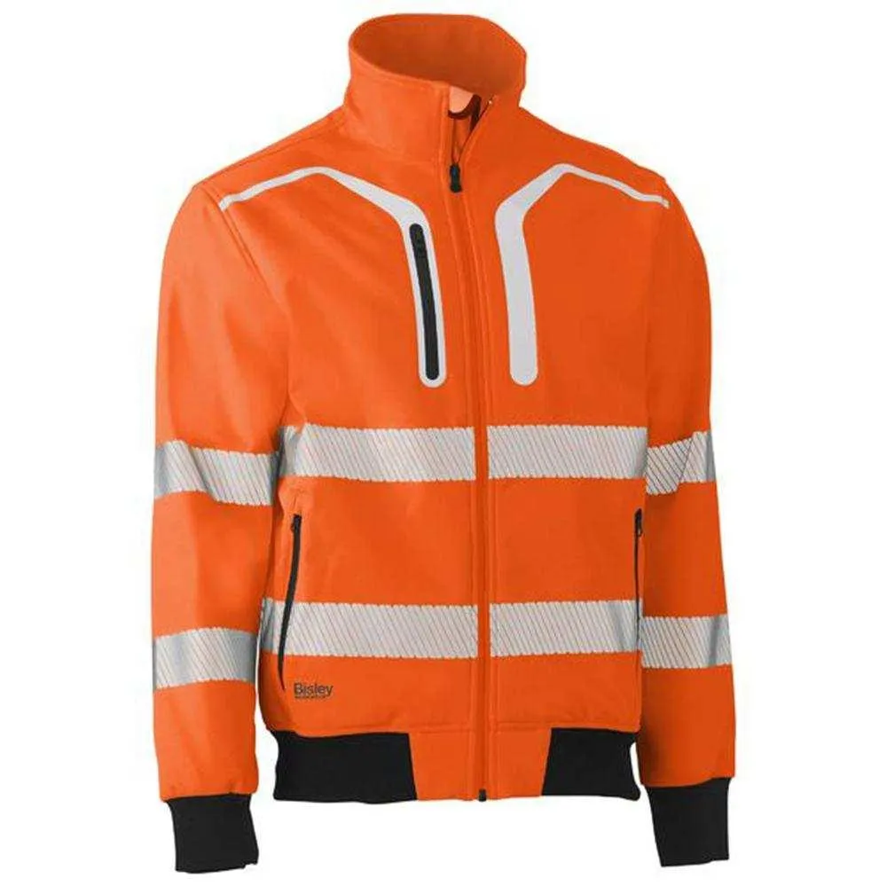 Taped Hi Vis Soft Shell Bomber Jacket BJ6979T