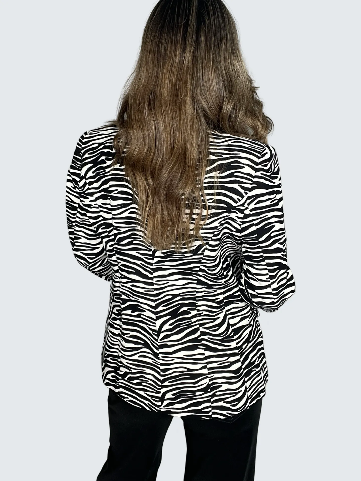 Zebra Print Blazer